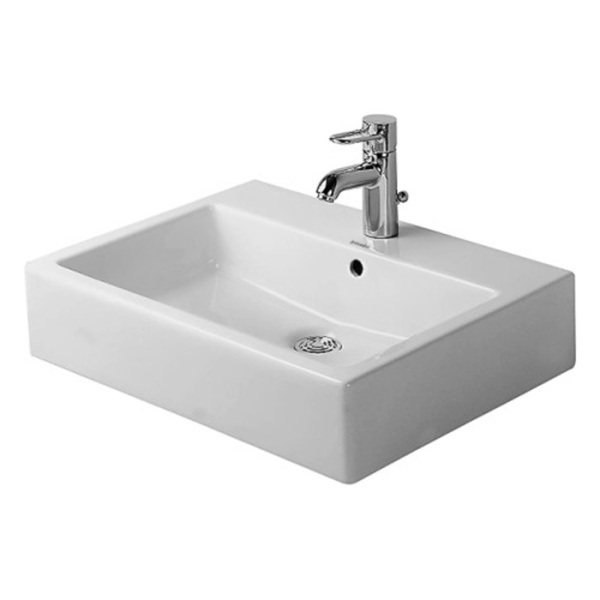 Раковина накладная/подвесная Duravit Vero 0452500060 50x47 см, цвет белый