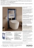 инсталляция для унитаза toto washlet wh182et для унитаза, без панели смыва