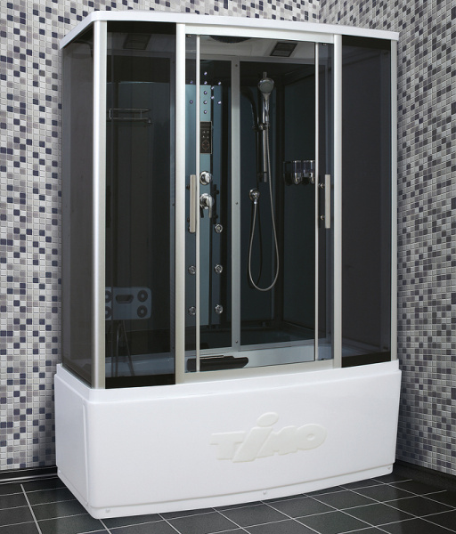 душевой бокс timo standart 150x88 t-1150 с гидромассажем