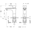 смеситель для раковины lemark nero lm0206c