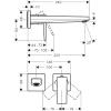 смеситель для раковины без донного клапана hansgrohe metropol 32526340