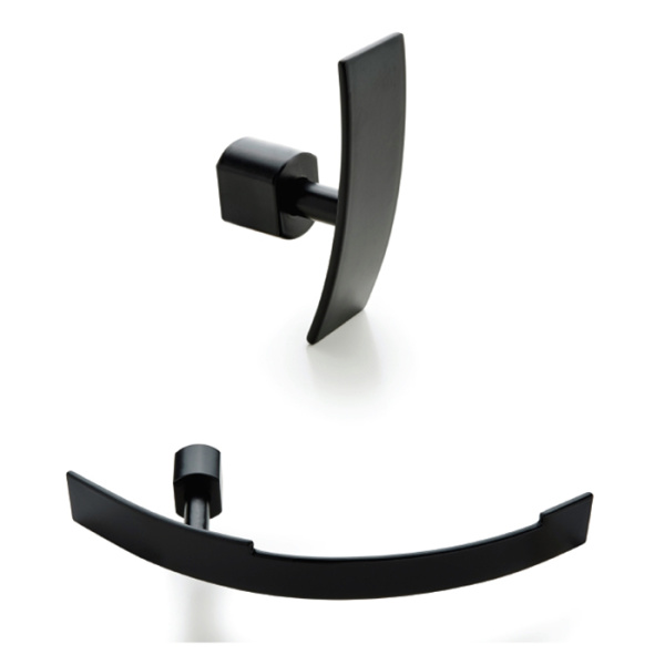 Держатель туалетной бумаги 60см Bertocci Duecento 118 0263 0800 , подвесной, цвет: черный матовый