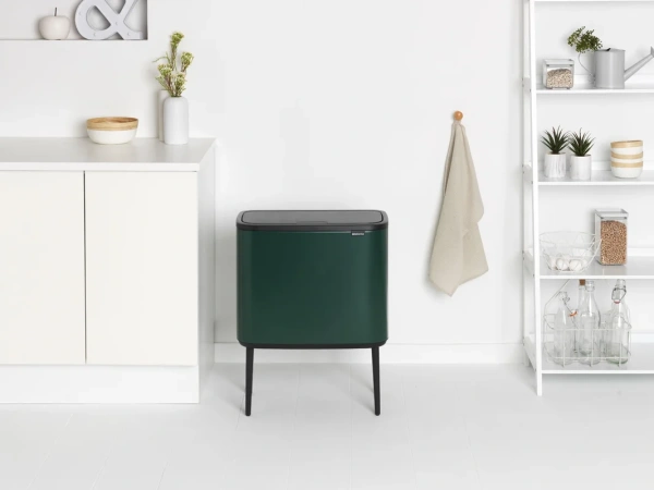 Мусорное ведро Brabantia Bo Touch Bin 304187 11+23 л, зеленая сосна