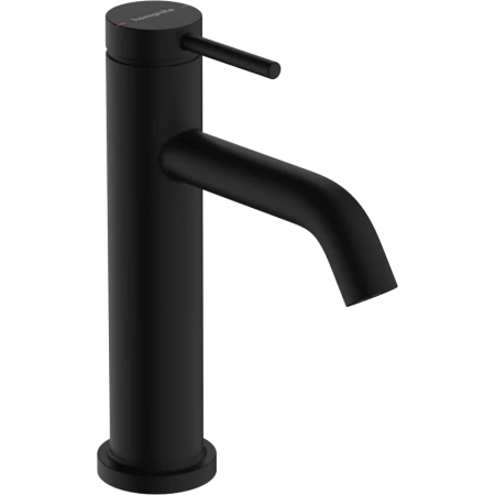 Смеситель для раковины Hansgrohe Tecturis S 73310670 с донным клапаном, черный матовый