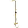 Душевая система Whitecross Y Y1234TOPGL 300 мм, с термостатом, золотой