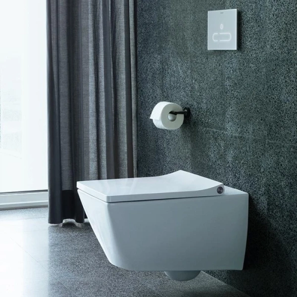 унитаз подвесной безободковый duravit viu 2511090000 без сиденья, цвет белый.