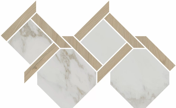 Kerama Marazzi ID168 Декор Монте Тиберио наборный матовый 48x29,5x0,9