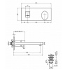 смеситель для раковины fima carlo frattini next f3951x5cr