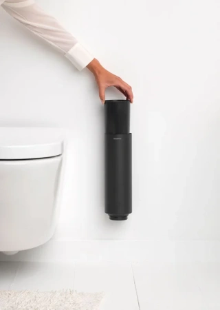 ершик для унитаза brabantia mindset 303005 графитовый