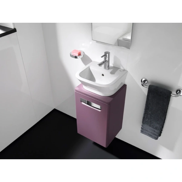 тумба с раковиной фиолетовый 45 см roca the gap zru9302743 + 327477000