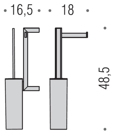 напольная стойка с аксессуарами colombo design units b9123.d.cr