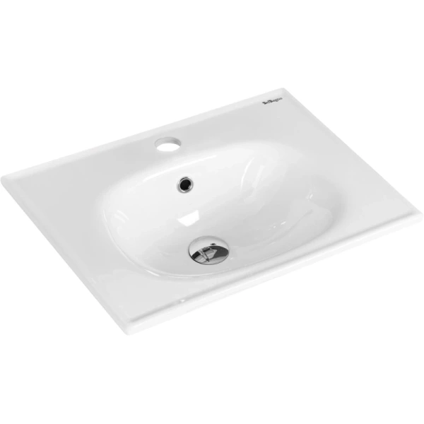 раковина belbagno bb1923-600 60x46 см, керамика, белая,