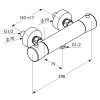 термостат для душа kludi balance 352500575