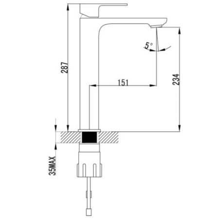 смеситель для раковины bien casso bl21003105