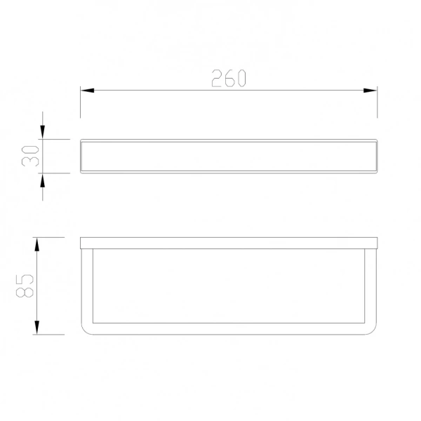 Полотенцедержатель Abber Westen AA1753G Золото матовое