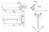 смеситель для ванны bravat eler f6191238bm-01l-rus универсальный