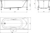 акриловая ванна roca becool 180х80 zru9302782 без гидромассажа