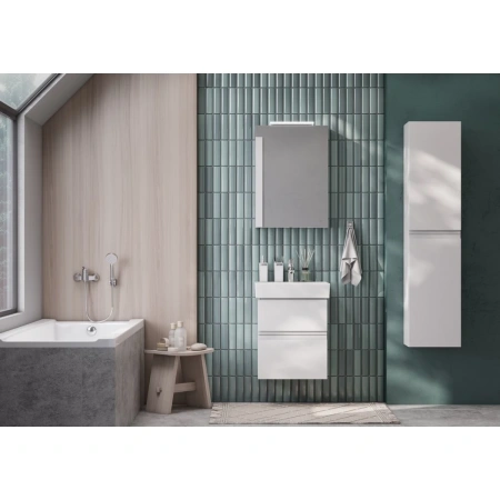 тумба белый матовый 46 см roca oleta a857638501