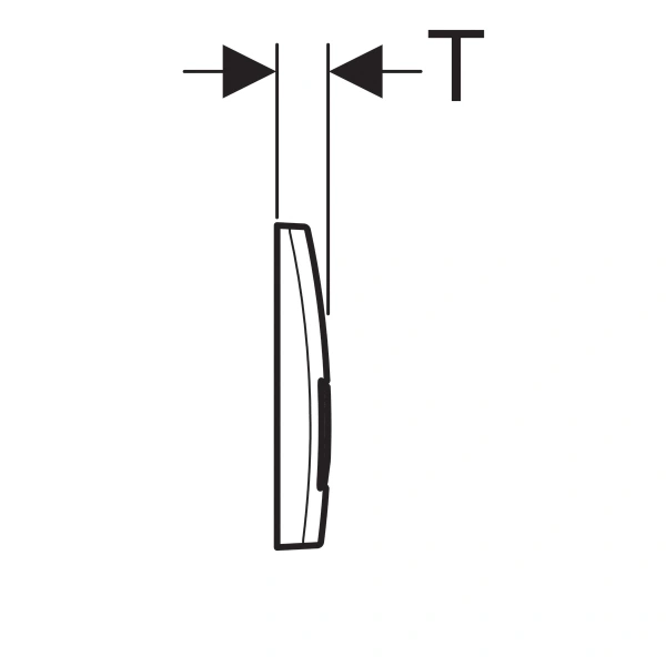 кнопка для инсталяции geberit delta 51 115.105.11.1 цвет белый