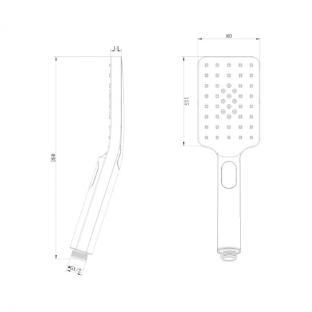 душевая лейка lemark lm8123c хром