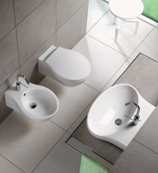 раковина hatria nido y0tt01 56 см, белая