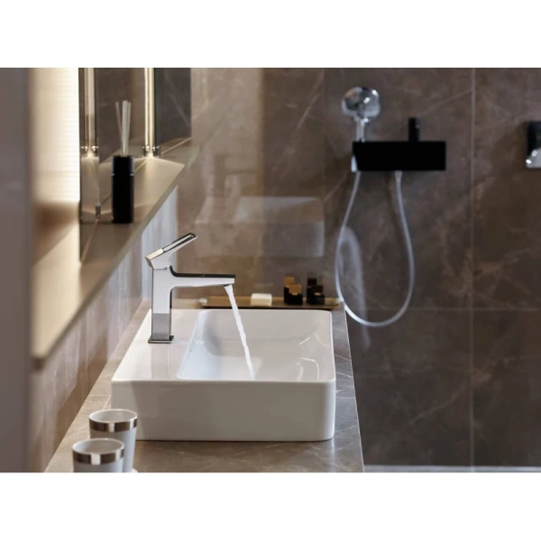 смеситель для раковины с донным клапаном hansgrohe metropol 74507000