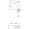 смеситель для раковины timo helmi 4061/03f