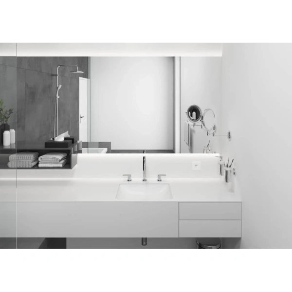 смеситель для раковины с донным клапаном hansgrohe vernis shape 71563000