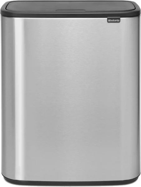 Мусорное ведро Brabantia Bo Touch Bin 223082 60 л, стальное