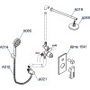 душевая система wasserkraft alme a16069 цвет хром