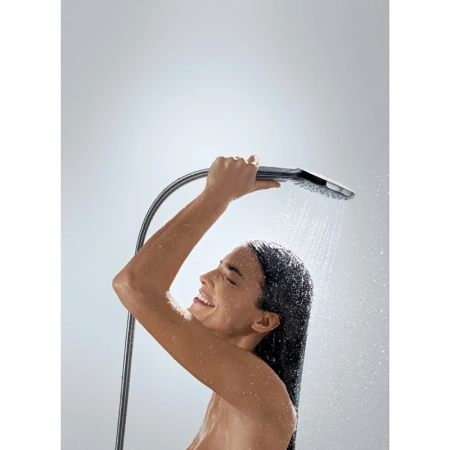 душевая система hansgrohe raindance select e 300 2jet showerpipe 27126400