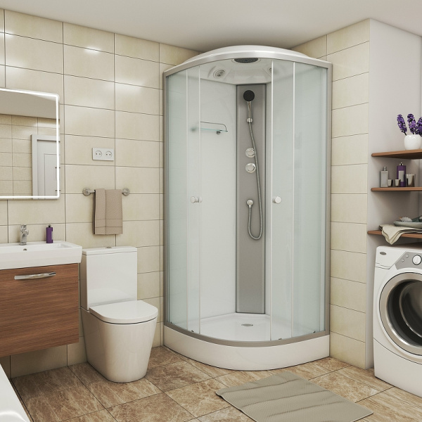 душевая кабина niagara eco 90x90 e90/13/mt без гидромассажа