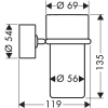 стакан axor uno 41534000