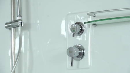 душевой бокс timo lux 135х135 t-7735c с гидромассажем