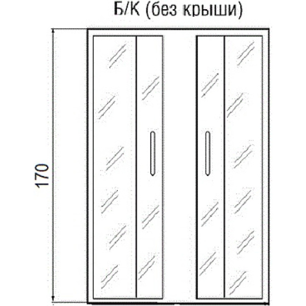 душевой уголок river don 80×80 мт 10000002485 без поддона