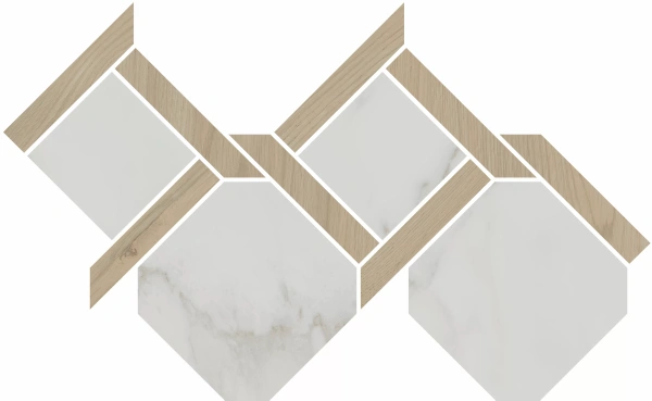 Kerama Marazzi ID168 Декор Монте Тиберио наборный матовый 48x29,5x0,9
