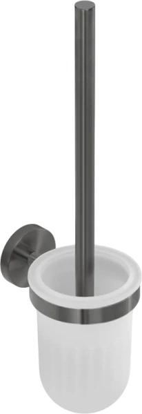 Ёршик для унитаза Cezares Relax RELAX-TBS-V-GM настенный, оружейная сталь