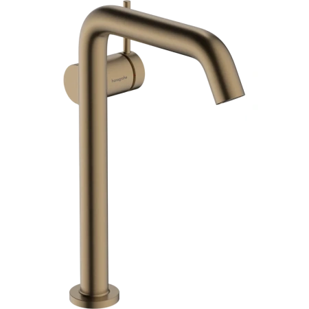 Смеситель для раковины Hansgrohe Tecturis S 73370140 CoolStart, с донным клапаном, бронза