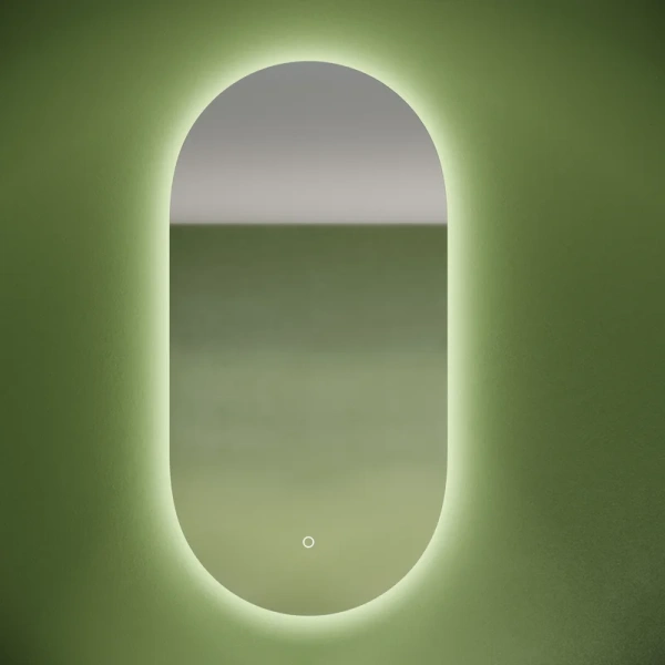 зеркало sancos oval 55 с фоновой подсветкой
