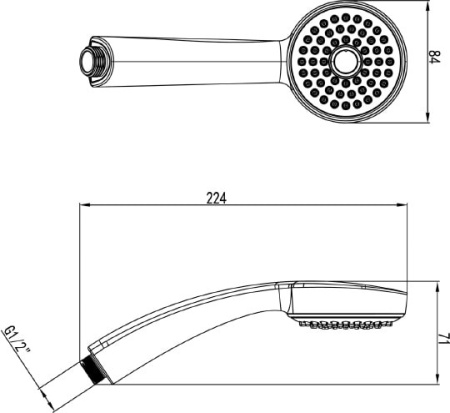 душевая лейка lemark lm8010c