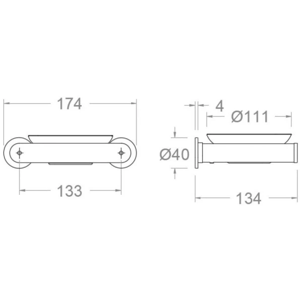 Мыльница Ramonsoler Accessories SOP02OC золото