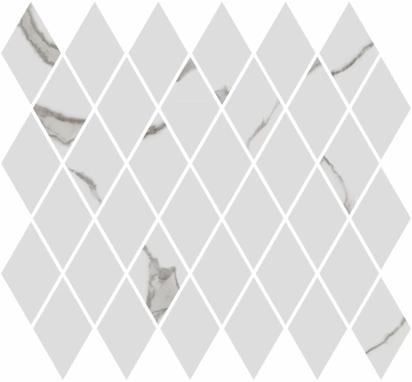 Kerama Marazzi T054/48022 Декор Монте Тиберио мозаичный белый глянцевый 37,5x35x1