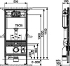 инсталляция для унитаза тото neorest, tece 9300044