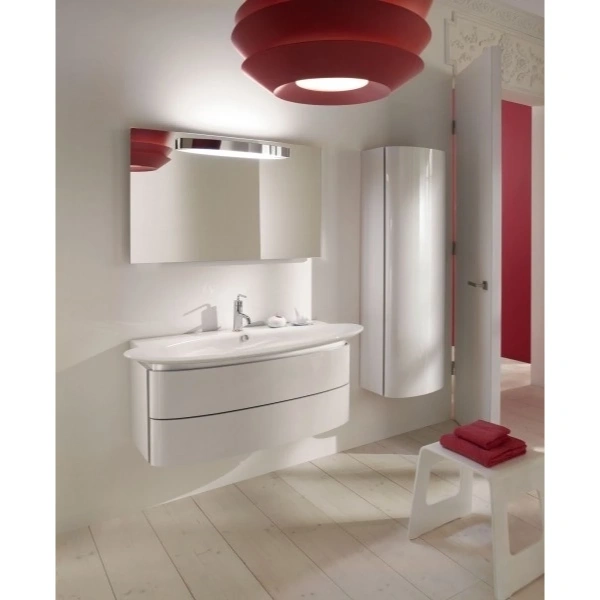 шкаф пенал jacob delafon presquile 50 l eb1115g-g1c подвесной белый глянцевый