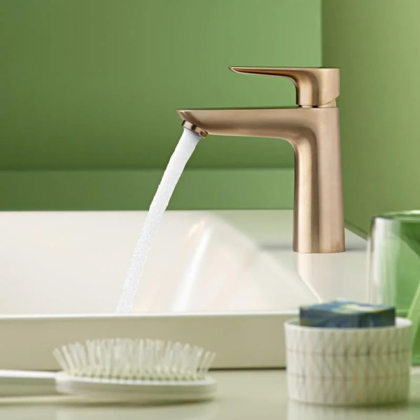 смеситель для раковины hansgrohe talis e 71712140 брашированная бронза