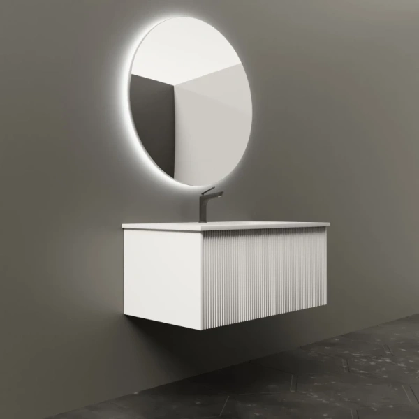 тумба белый матовый 74 см la fenice terra fnc-01-ter-b-80