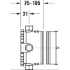 смеситель для душа duravit c.1 gk0900000000