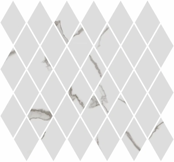 Kerama Marazzi T054/48022 Декор Монте Тиберио мозаичный белый глянцевый 37,5x35x1