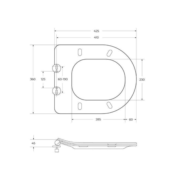 сиденье для унитаза belbagno loto bb070sc с микролифтом