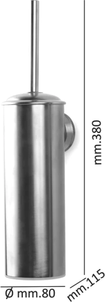 Ёршик для унитаза Boheme Aura 10254-CR настенный, хром